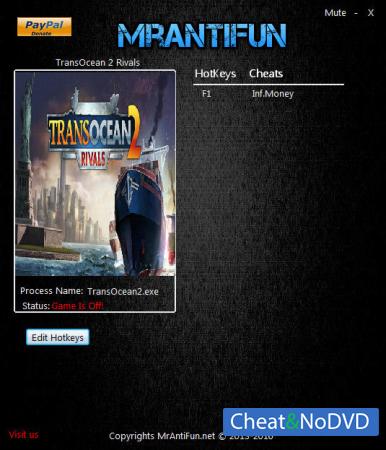 TransOcean 2 Rivals  Trainer +1 v1.0.2 {MrAntiFun}