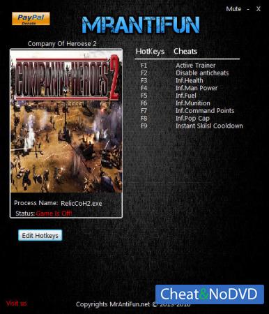 Company of Heroes 2  +7 v4.0.0.21375 {MrAntiFun}