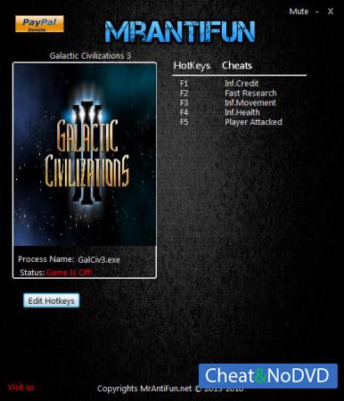 Galactic Civilizations 3  Trainer +4 v1.71 {MrAntiFun}