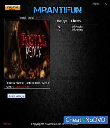 Postal Redux  Trainer +2 v1.1.0 {MrAntiFun}