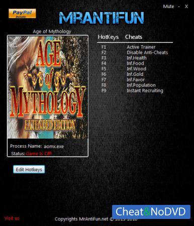 Age of Mythology: Extended Edition  Trainer +8 v2.4.1144801 {MrAntiFun}