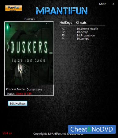 Duskers  Trainer +4 v1.0 {MrAntiFun}