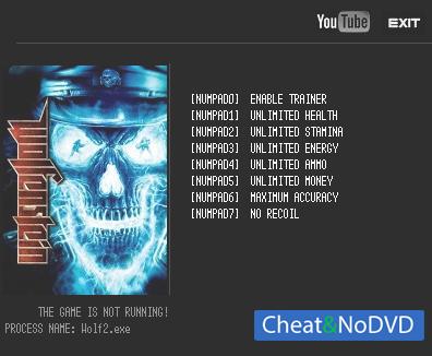 Wolfenstein  Trainer +7 v1.2 {LIRW GHL}