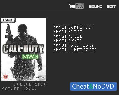 Call of Duty: Modern Warfare 3  Trainer +6 v2.7.3.8 {LIRW GHL}