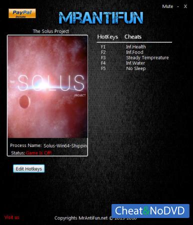 The Solus Project  Trainer +5 v1.0 x64 {MrAntiFun}