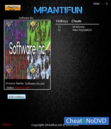 Software Inc  Trainer +2 v8.10.30 {MrAntiFun}