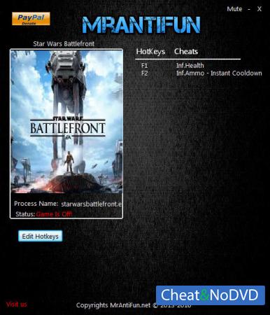 Star Wars: Battlefront  Trainer +3 v1.5.42268 {MrAntiFun}