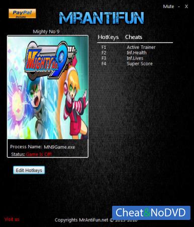 Mighty No. 9 Trainer +3 v1.0 {MrAntiFun}