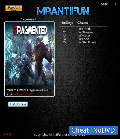 Fragmented  Trainer +5 v16.6.4.0 {MrAntiFun}