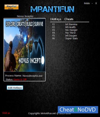 Novus Inceptio  Trainer +6 v0.08.017 {MrAntiFun}