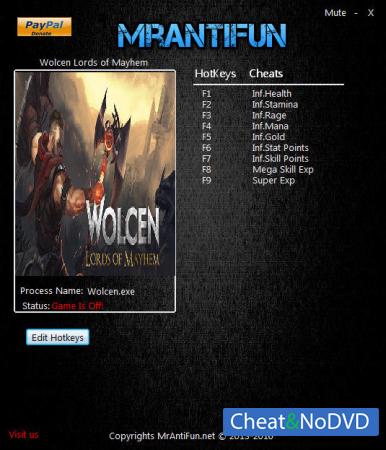 Wolcen: Lords of Mayhem  Trainer +9 v0.2.4 {MrAntiFun}