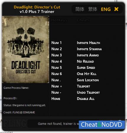 Deadlight Directors Cut  Trainer +7 v1.0 {FLiNG}