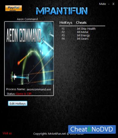 Aeon Command  Trainer +4 v1.0.4.2 {MrAntiFun}