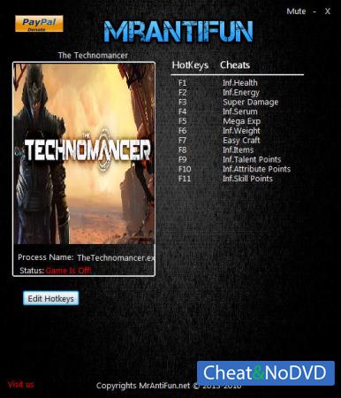 The Technomancer  Trainer +11 v1.00 {MrAntiFun}