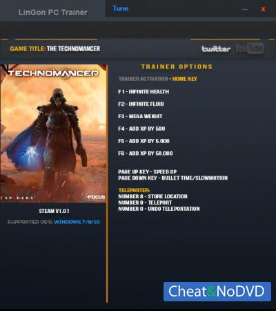 The Technomancer  Trainer +8 v1.01 {LinGon}