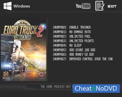 Euro Truck Simulator 2  Trainer +7 v1.24.4.3s {LIRW GHL}