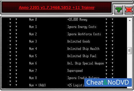 Anno 2205  Trainer +11 v1.7.3468.5852 {HoG}