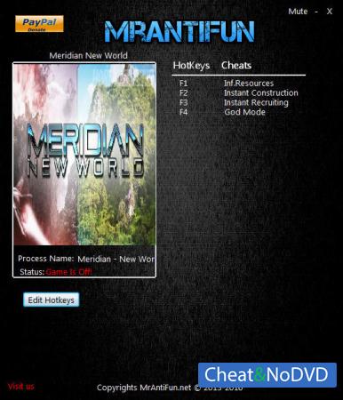 Meridian New World  Trainer +4 v1.04 {MrAntiFun}