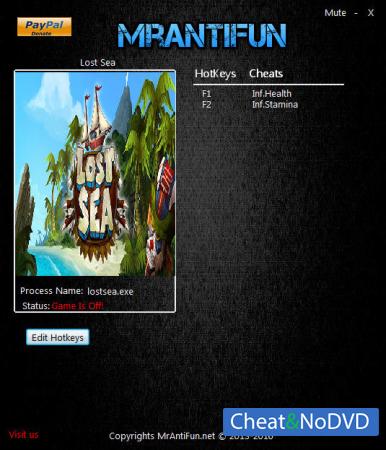 Lost Sea  Trainer +2 v1.00 {MrAntiFun}