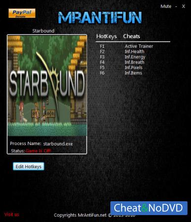 Starbound  Trainer +5 v16.12.2015 {MrAntiFun}