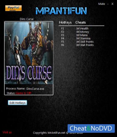 Din's Curse  Trainer +6 v1.033 {MrAntiFun}