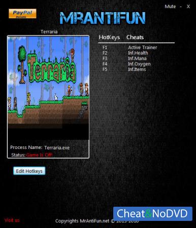 Terraria  Trainer +4 v1.3.2.1 {MrAntiFun}