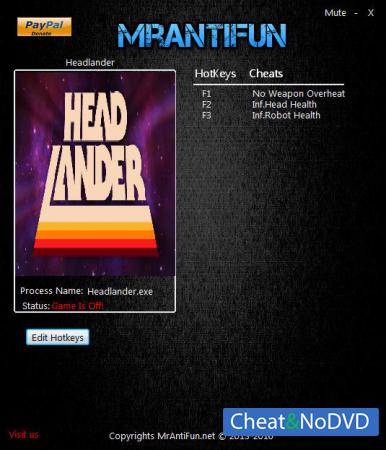 Headlander  Trainer +3 v1.0 {MrAntiFun}