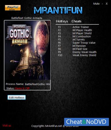 Battlefleet Gothic: Armada  Trainer +9 v1.6.8910 {MrAntiFun}