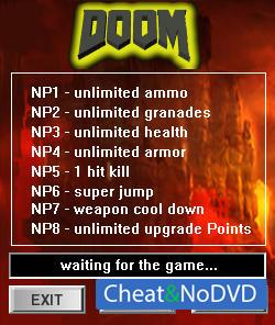 Doom 2016  Trainer +8 v1.05 {dR.oLLe}