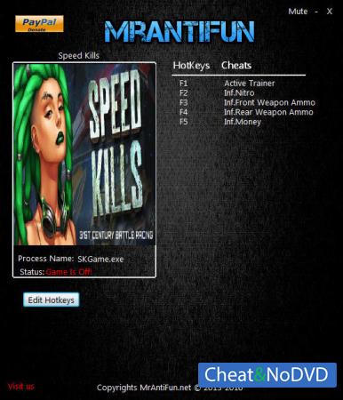 Speed Kills  Trainer +4 v1.0.10897 {MrAntiFun}