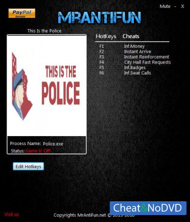 This Is the Police  Trainer +6 v1.0.24 {MrAntiFun}