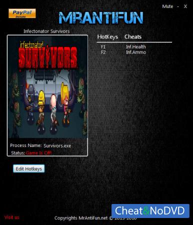 Infectonator : Survivors  Trainer +2 v1.02 {MrAntiFun}