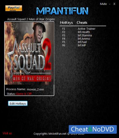 Assault Squad 2: Men of War Origins  Trainer +5 v3.252.1 {MrAntiFun}