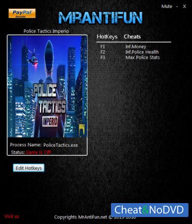 Police Tactics: Imperio  Trainer +3 v1.1975 {MrAntiFun}