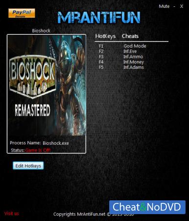 BioShock Remastered  Trainer +5 v1.0.121321 {MrAntiFun}