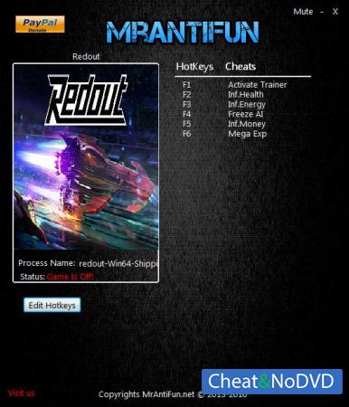 Redout  Trainer +5 v1.01 {MrAntiFun}