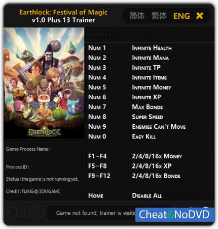 Earthlock: Festival of Magic  Trainer +13 v1.0 {FLiNG}