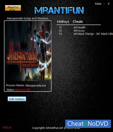 Masquerada: Songs and Shadows  Trainer +4 v0.95 {MrAntiFun}