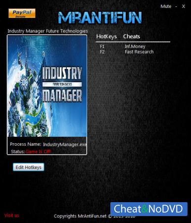 Industry Manager: Future Technologies  Trainer +2 v1.0.9 {MrAntiFun}