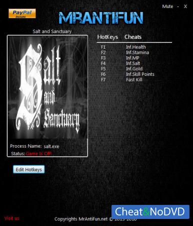 Salt and Sanctuary  Trainer +7 v1.0.0.6 {MrAntiFun}