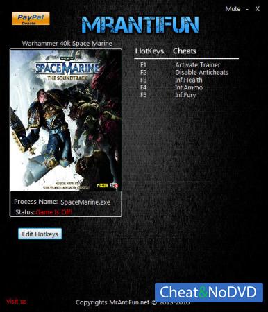 Warhammer 40.000: Space Marine  Trainer +3 v1.0.165 {MrAntiFun}