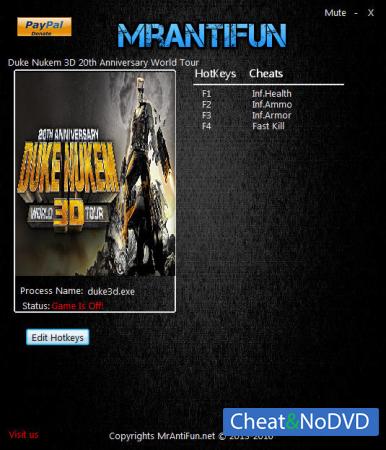 Duke Nukem 3D: 20th Anniversary World Tour  Trainer +4 v1281109 {MrAntiFun}