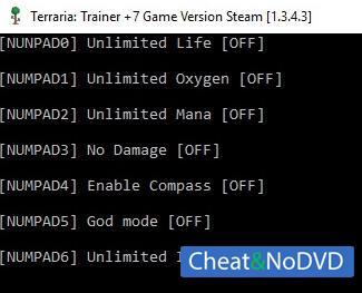 Terraria  Trainer +7 v1.3.4.3 Steam {LIRW GHL}