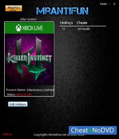 Killer Instinct  Trainer +1 v3.4.2.0 {MrAntiFun}