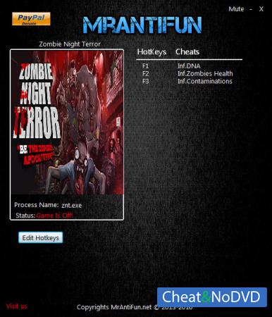 Zombie Night Terror  Trainer +3 v11.14.2016 {MrAntiFun}