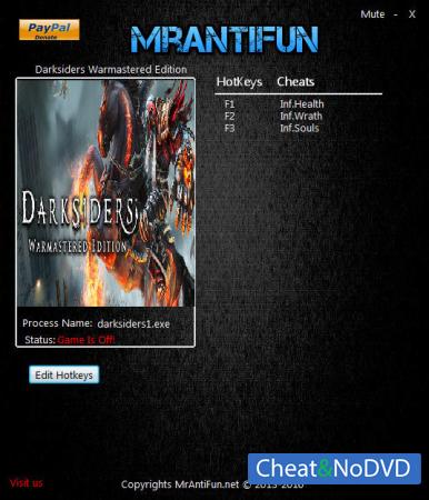 Darksiders Warmastered Edition  Trainer +3 Build 2246 {MrAntiFun}