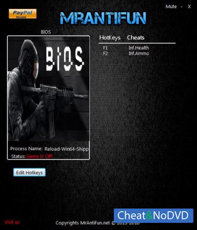 BIOS  Trainer +2 v0.32 {MrAntiFun}