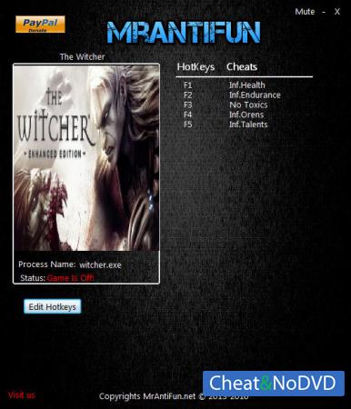 The Witcher  Trainer +5 v12.19.2016 {MrAntiFun}