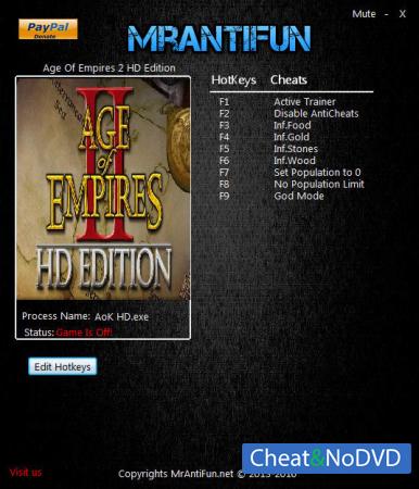 Age Of Empires 2 HD Edition  Trainer +7 v5.0.1527460 {MrAntiFun}