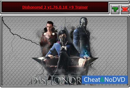 Dishonored 2  Trainer +9 v1.76.0.18 {HoG}